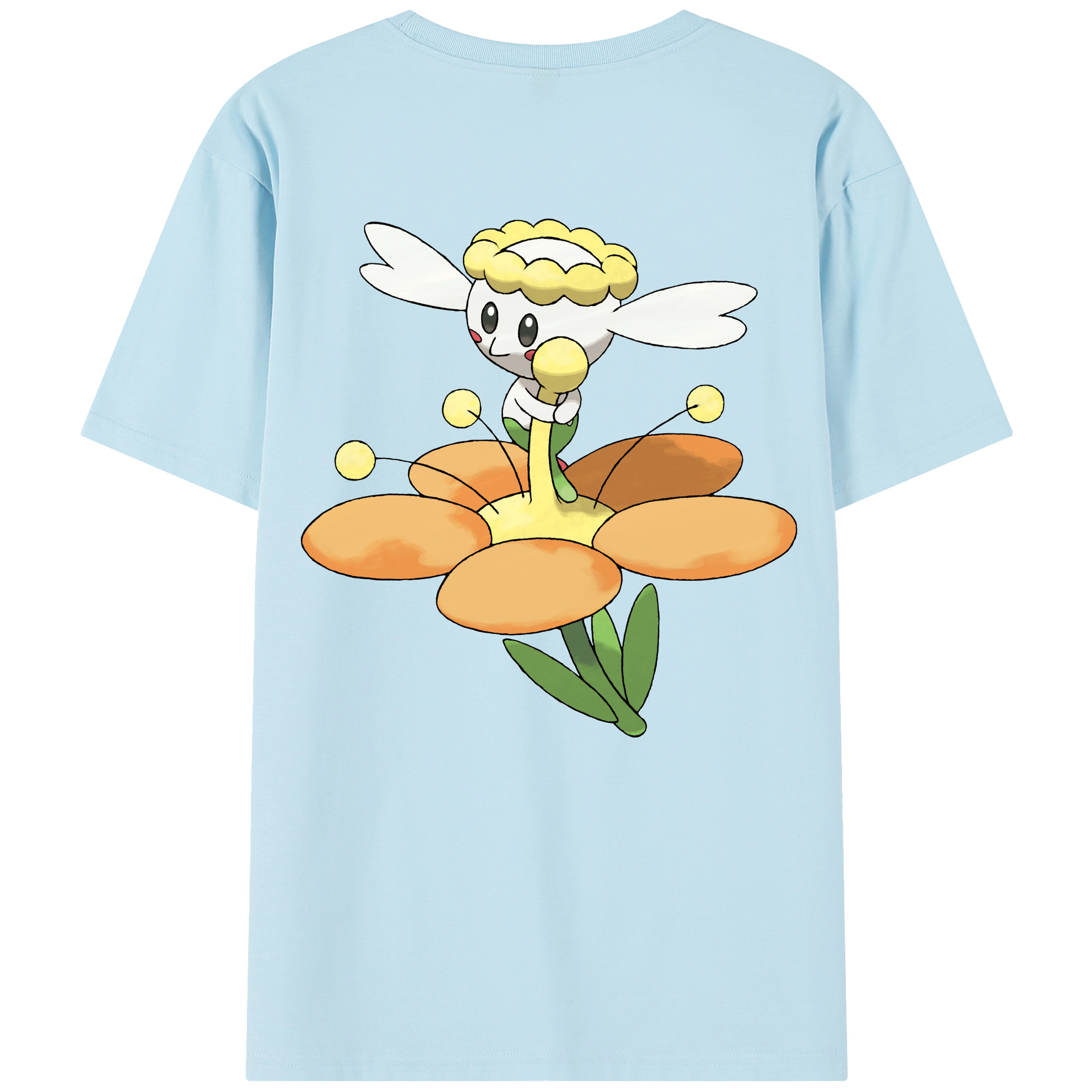 （画像用） ポケットモンスター Pokémon 綿100％半袖Tシャツ（背面プリント）